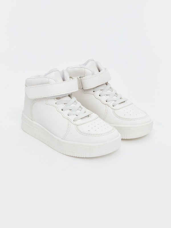LCW STEPS Baby Girls' Sneakers with Laces & Hook-and-Loop