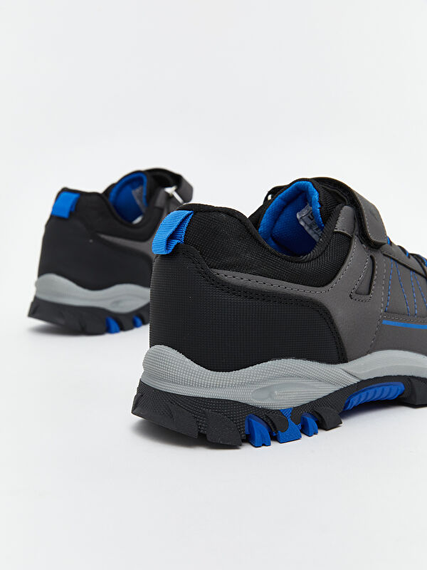 Bağcık ve Cırt Cırtlı Erkek Çocuk Trekking Ayakkabı - Görsel 6