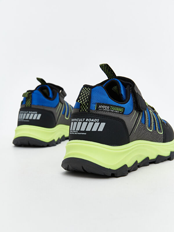 Bağcık ve Cırt Cırtlı Erkek Çocuk Trekking Ayakkabı - Görsel 5