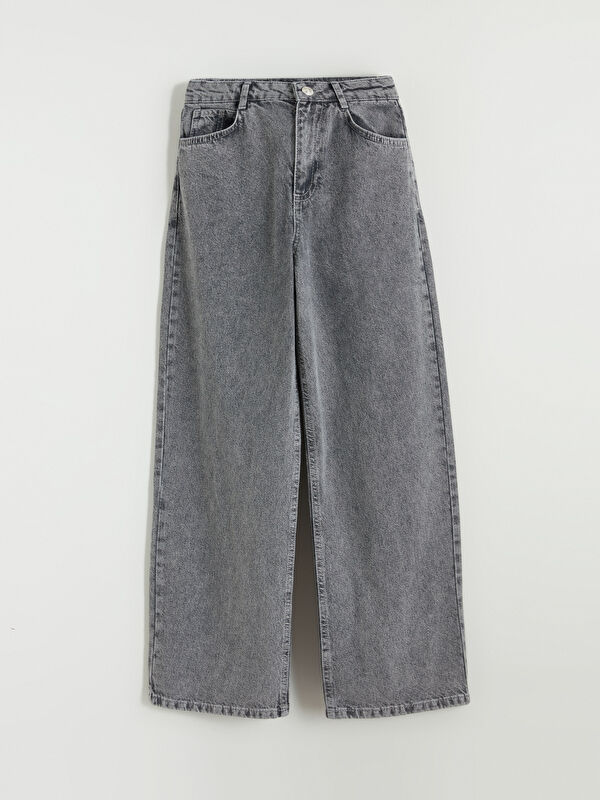 LCW Kids Baggy Fit Kız Çocuk Jean Pantolon