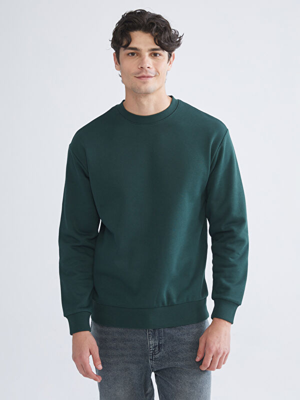 XSIDE Bisiklet Yaka Erkek Sweatshirt