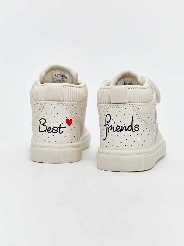 Minnie Mouse Baskılı Kız Bebek Spor Ayakkabı - Görsel 6