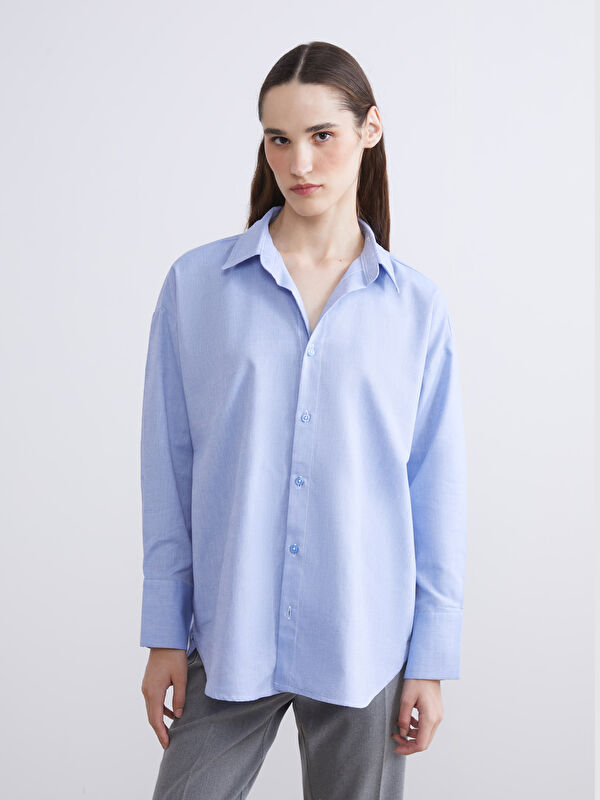LCW Vision Oversize Oxford Women's Shirt