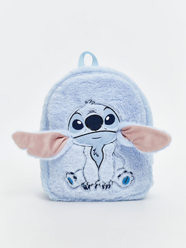 LCW ACCESSORIES Stitch Figurierter Plüsch Rucksack für Mädchen