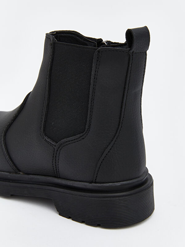 Deri Görünümlü Erkek Çocuk Bot - Görsel 7