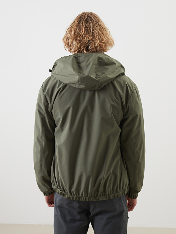 XSIDE Regular Fit Hooded Men's Raincoat - S63897Z8-YJ1 | LC Waikiki