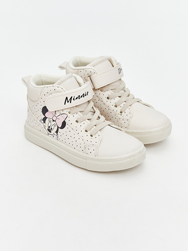 LCW STEPS Minnie Mouse Baskılı Kız Çocuk Spor Ayakkabı