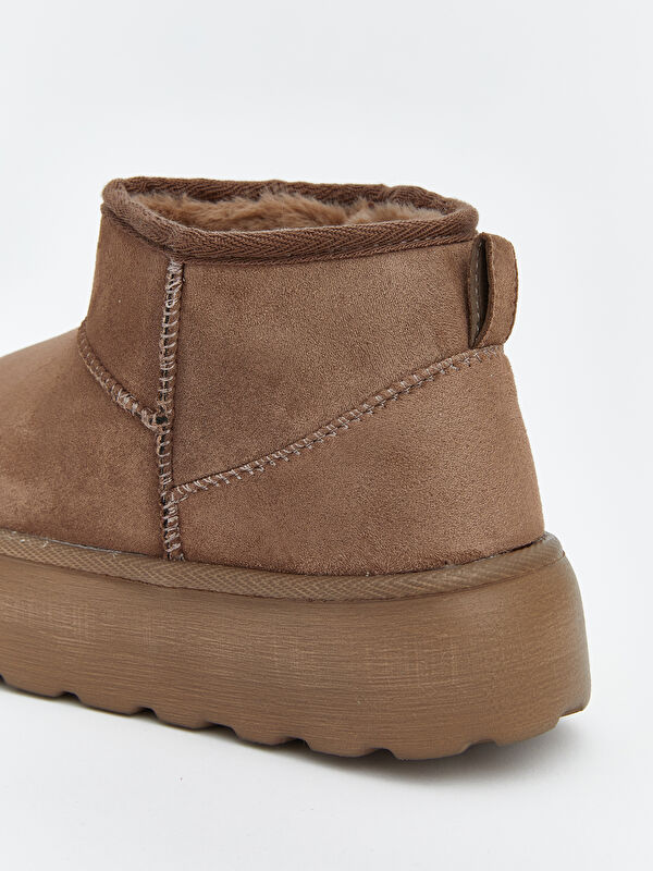 Lcw Steps Kahverengi Lcw Steps Süet Görünümlü Kadın Bot