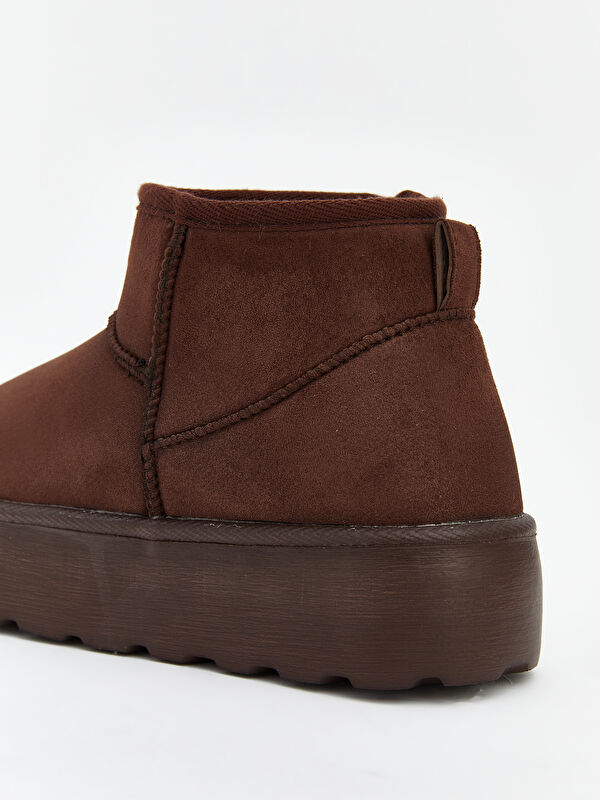 Lcw Steps Kahverengi Lcw Steps Süet Görünümlü Kadın Bot