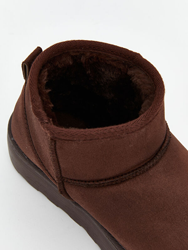 Lcw Steps Kahverengi Lcw Steps Süet Görünümlü Kadın Bot