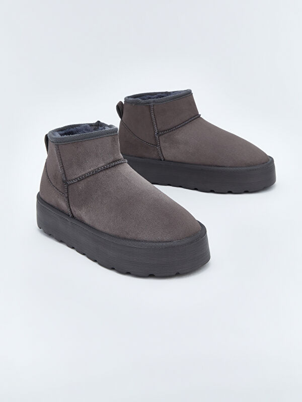 Lcw Steps Kahverengi Lcw Steps Süet Görünümlü Kadın Bot