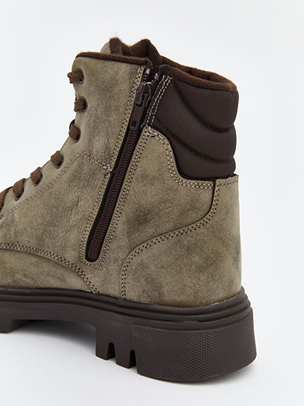 Süet Görünümlü Kadın Bot - Görsel 6