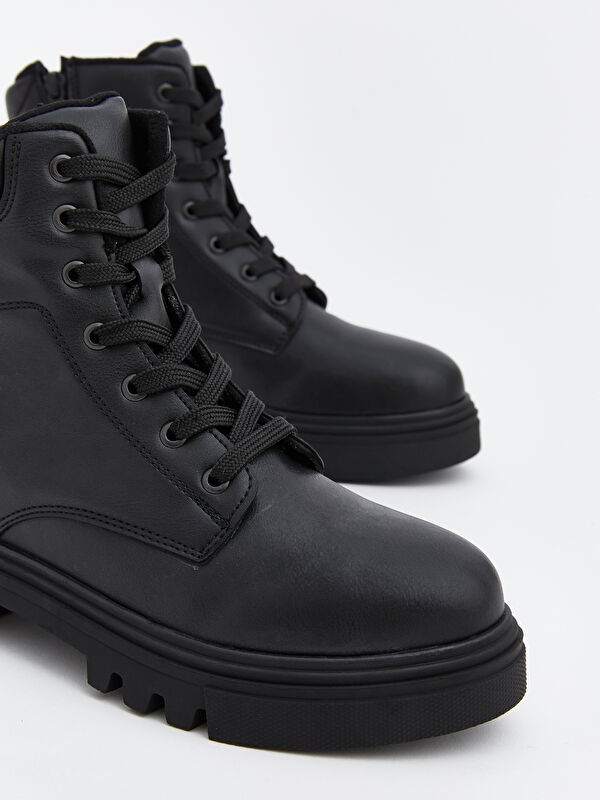 Süet Görünümlü Kadın Bot - Görsel 4