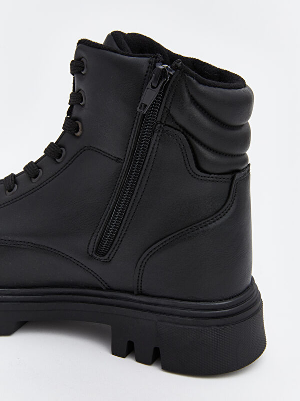 Süet Görünümlü Kadın Bot - Görsel 6