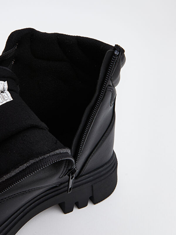 Süet Görünümlü Kadın Bot - Görsel 7