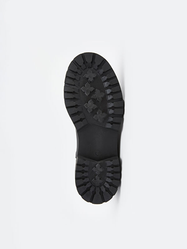 Lcw Steps Siyah Lcw Steps Deri Görünümlü Kadın Bot