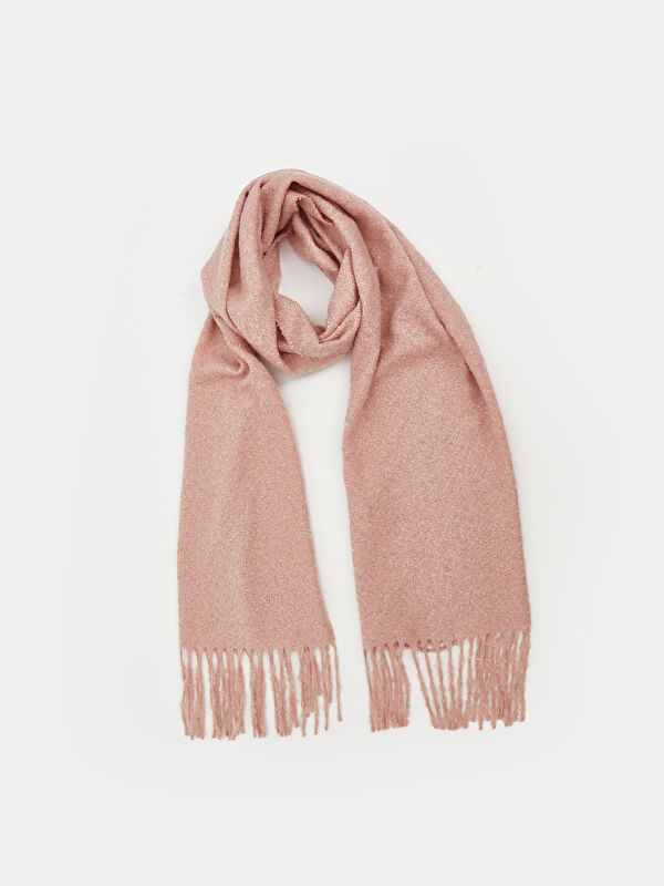 LCW ACCESSORIES Düz Püsküllü Kadın Atkı