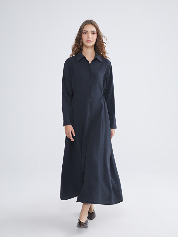 LCW Modest Modal Karışımlı Gömlek Elbise