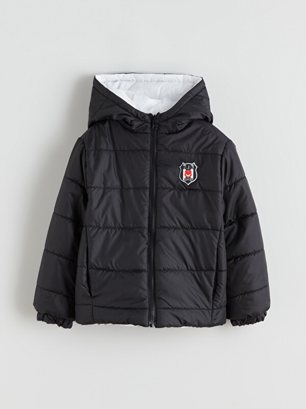 LCW Kids Beşiktaş Armalı Erkek Çocuk Şişme Mont