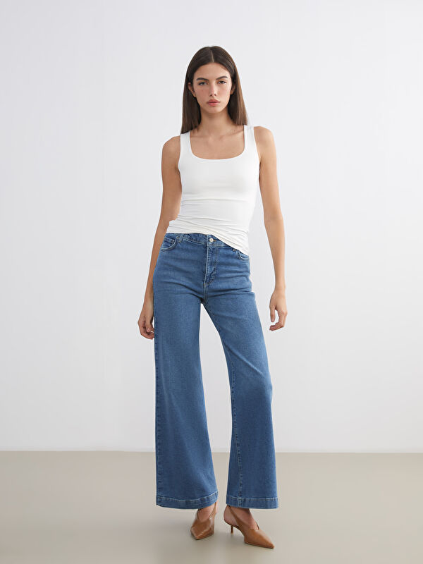 LCW Jeans Wideleg Kadın Jean Pantolon