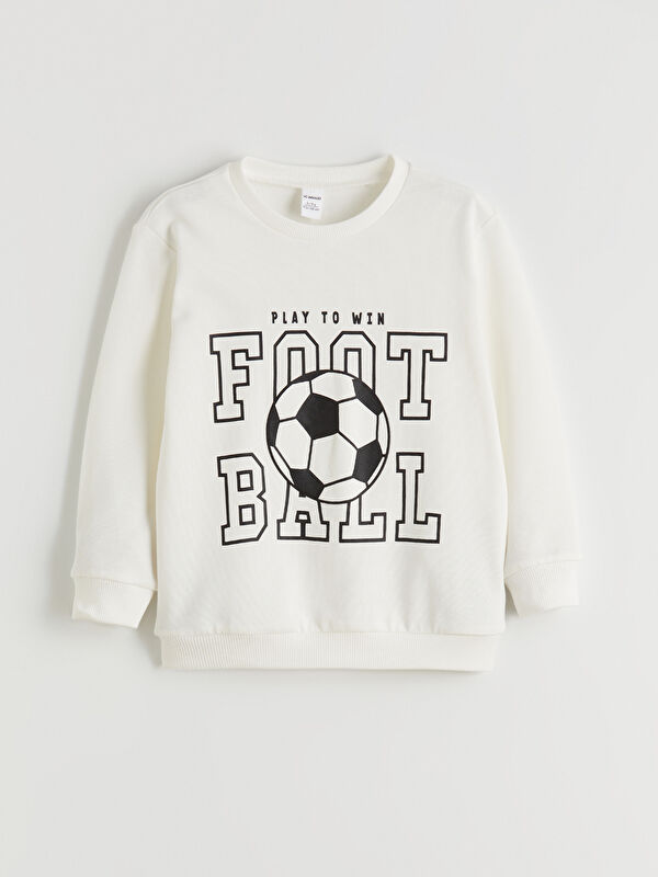 LCW Kids Baskılı Erkek Çocuk Sweatshirt
