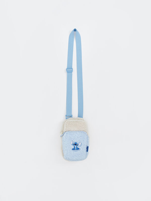 LCW ACCESSORIES Stitch Bedruckte Plüsch Mädchen Schultertasche