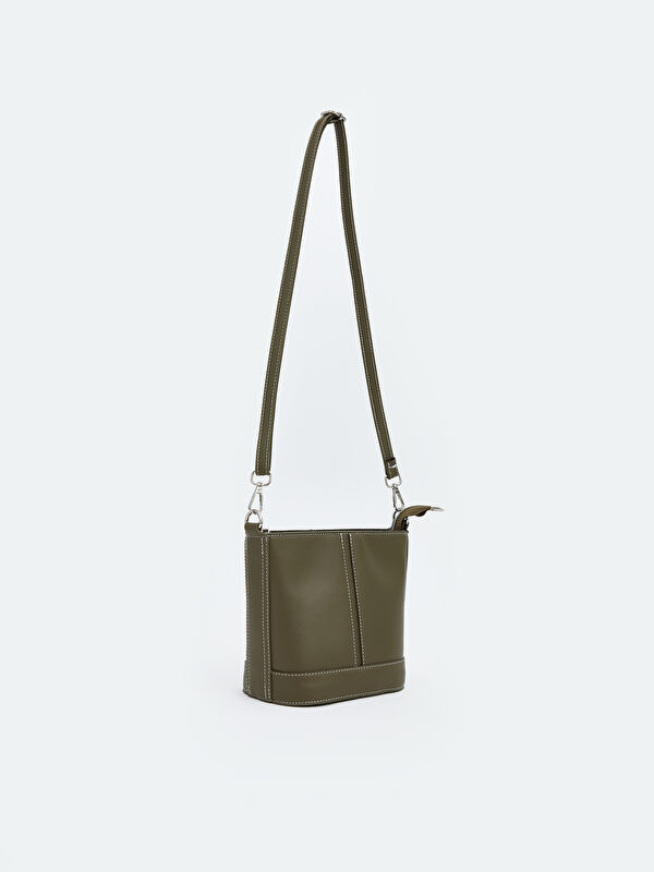 LCW ACCESSORIES Deri Görünümlü Kadın Omuz Çantası
