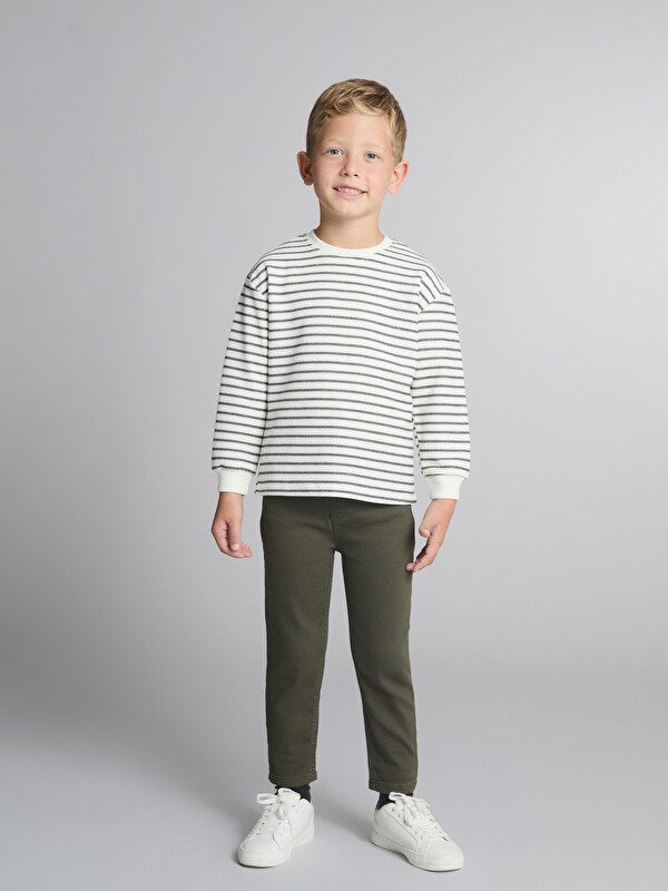 LCW Kids Boys' Trousers with Adjustable Elastic Waist