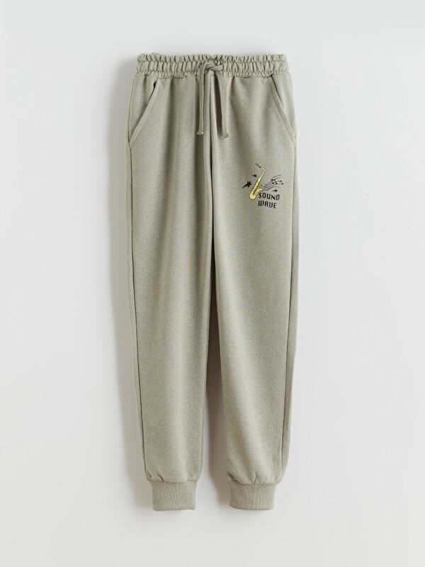 LCW ECO Beli Lastikli Erkek Çocuk Jogger Eşofman Altı