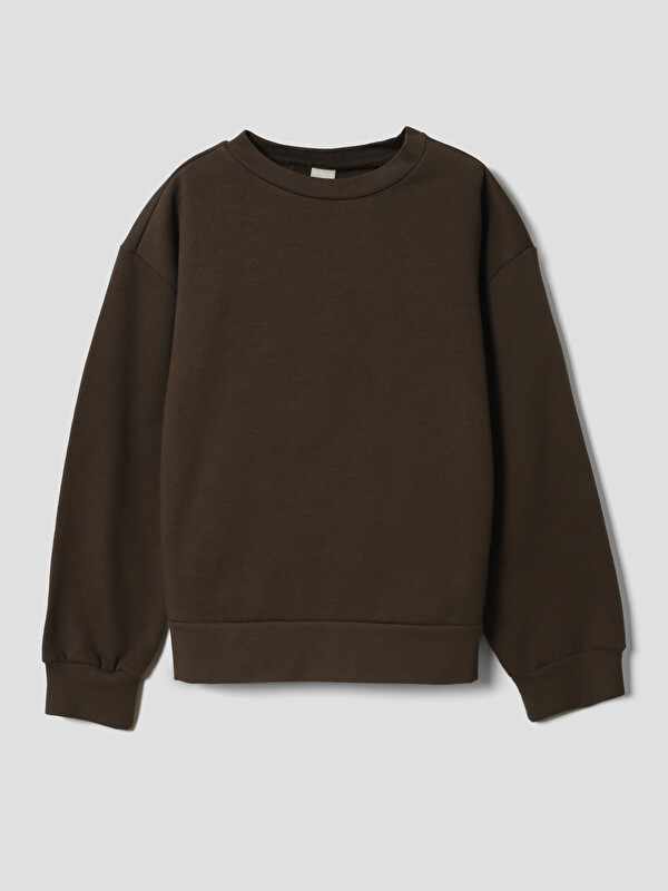 LCW Kids Crew Neck Girls' Sweatshirt