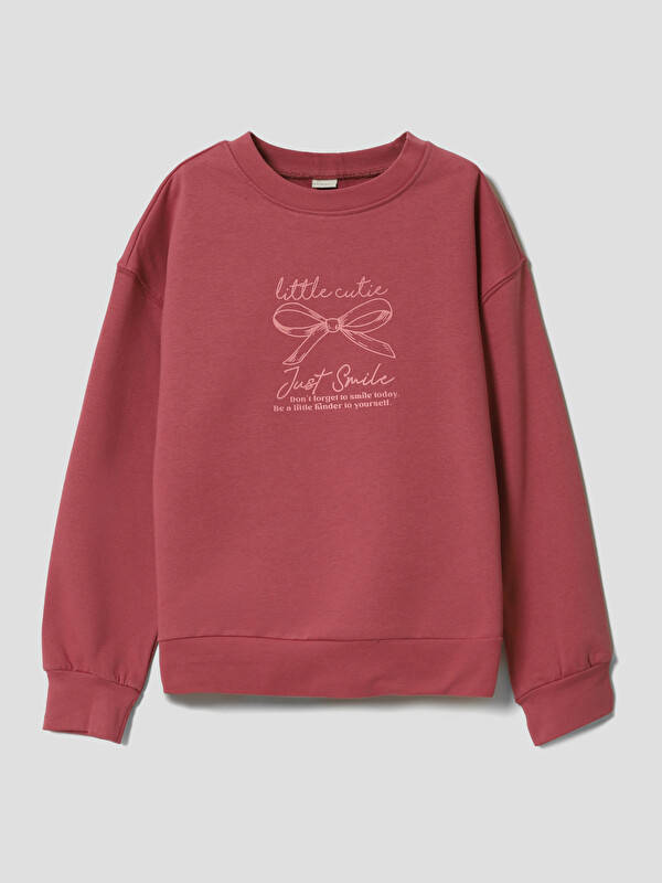 LCW Kids Sweat-shirt Col Rond pour Filles
