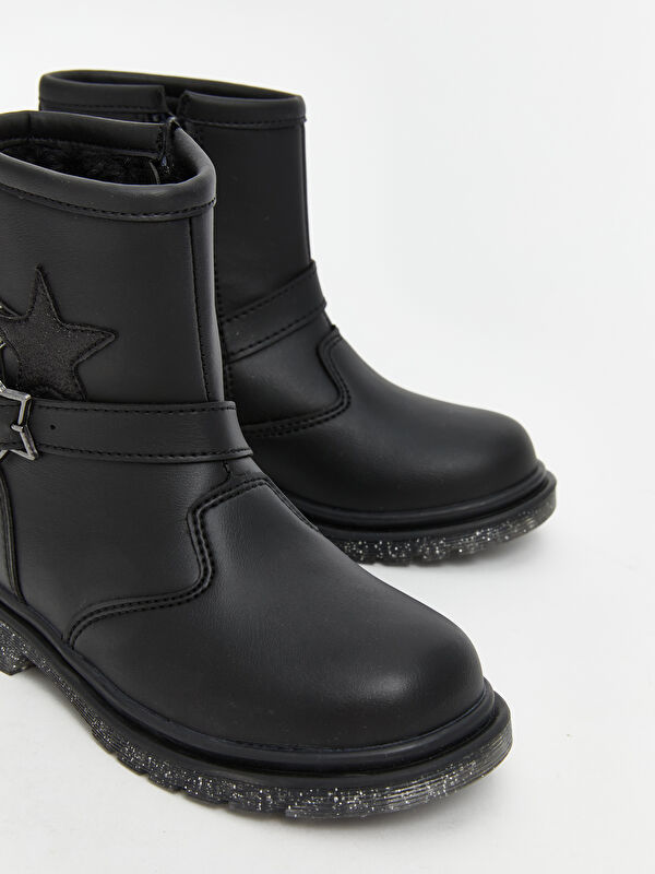 Deri Görünümlü Kız Çocuk Bot - Görsel 4