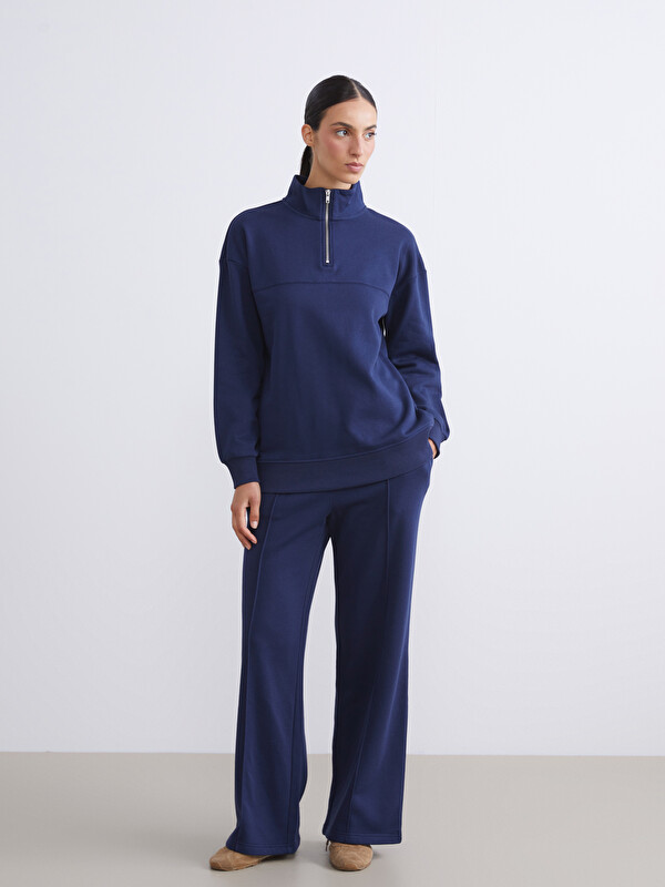 LCW Modest Elastic Waist Women's Thick Sweatpants
