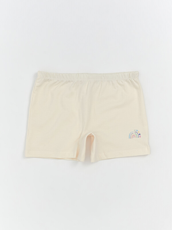LCW ECO Baskılı Kız Çocuk Boxer