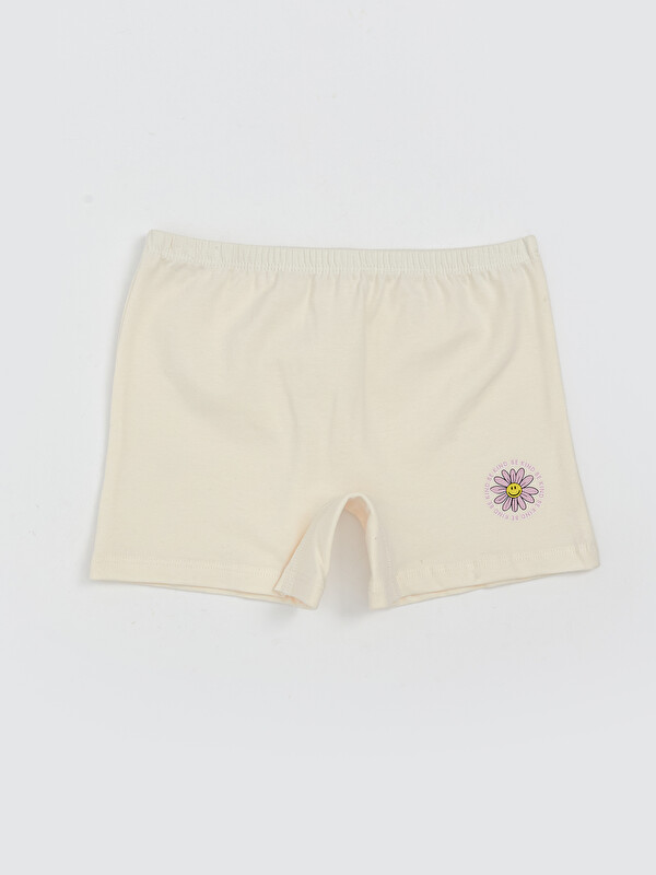 LCW ECO Baskılı Kız Çocuk Boxer