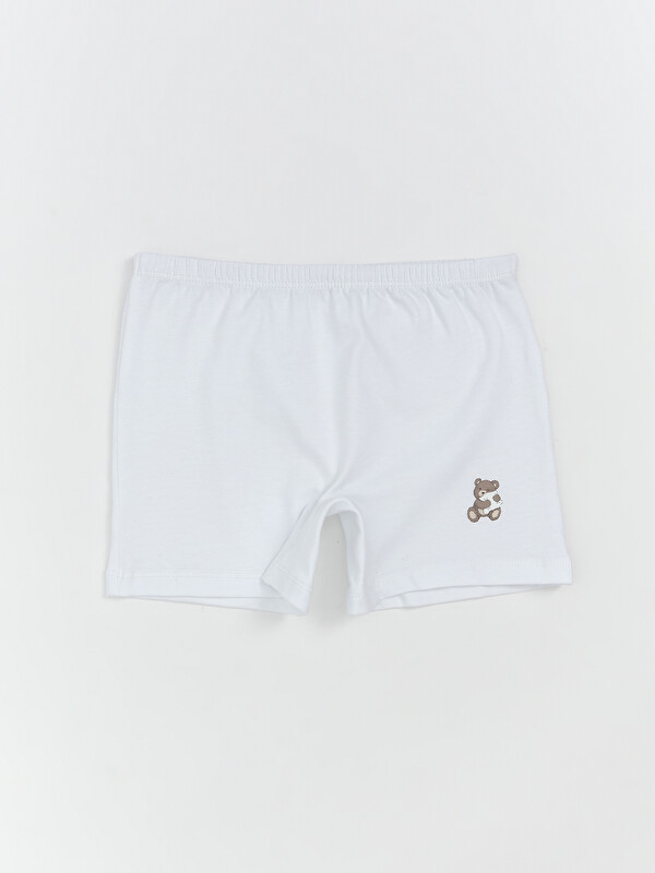 LCW ECO Baskılı Kız Çocuk Boxer