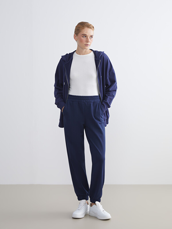LCW Modest Beli Lastikli Kadın Jogger Eşofman Altı