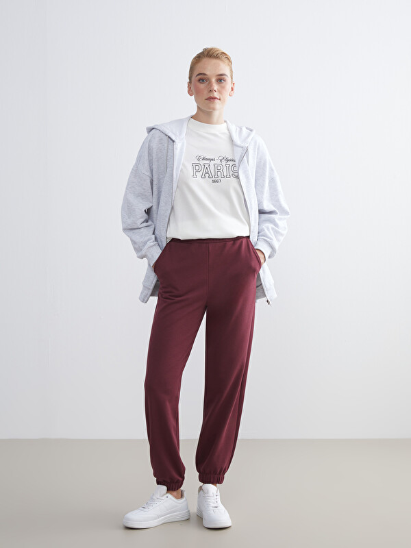 LCW Modest Beli Lastikli Kadın Jogger Eşofman Altı