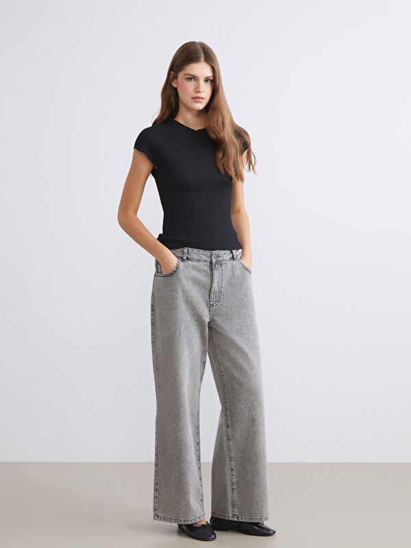 LCW Jeans Wideleg Kadın Jean Pantolon