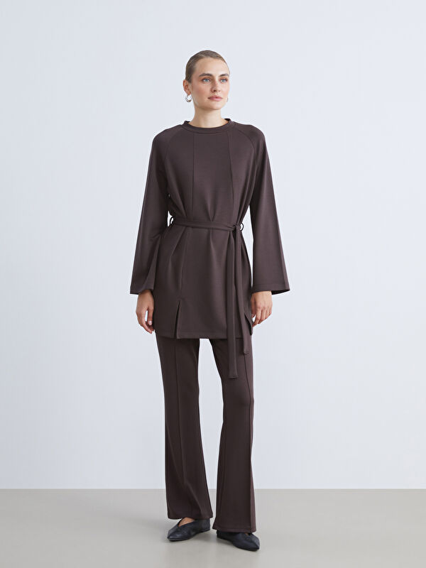 LCW Modest Beli Lastikli Kadın Pantolon
