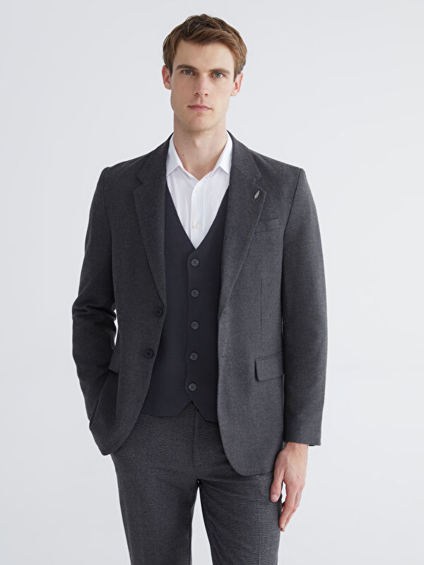 SOUTHBLUE Standard Fit Wool Blend Men's Blazer Jacket