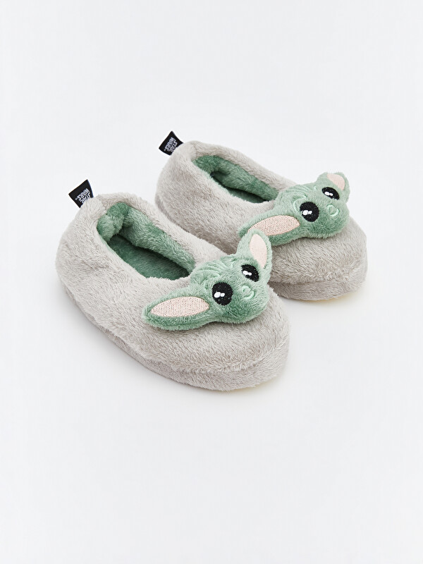 LCW STEPS Star Wars Figürlü Pelüş Erkek Çocuk Panduf