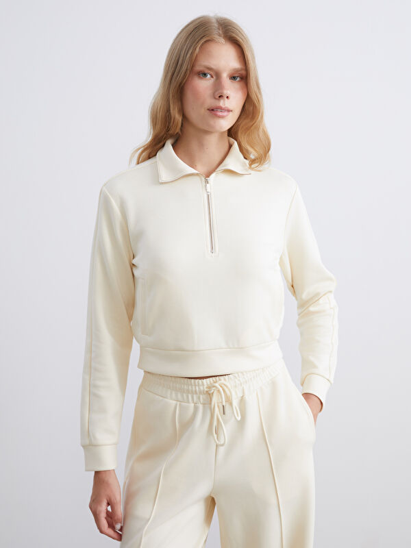 LCW Vision Funnel Neck Women's Sweatshirt