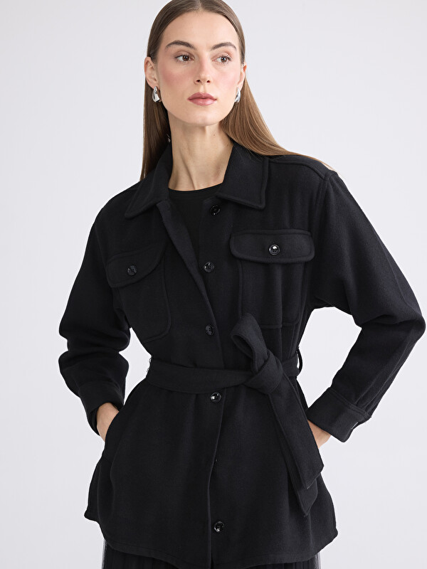 LCW Vision Oversize Kadın Gömlek Ceket