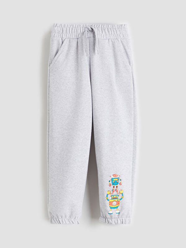 LCW ECO Beli Lastikli Erkek Çocuk Jogger  Eşofman Altı