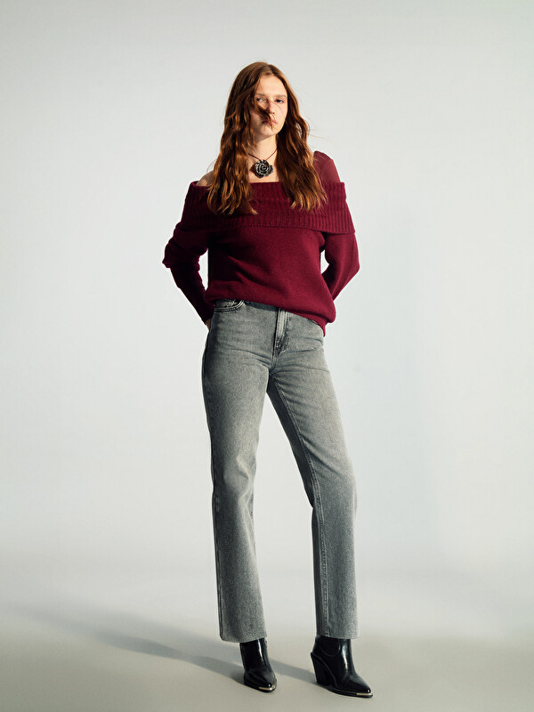 XSIDE Straight Fit Kadın Jean Pantolon
