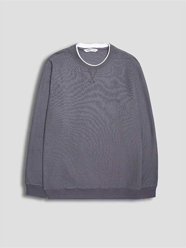 LCWAIKIKI Classic Crew Neck Men's Sweatshirt