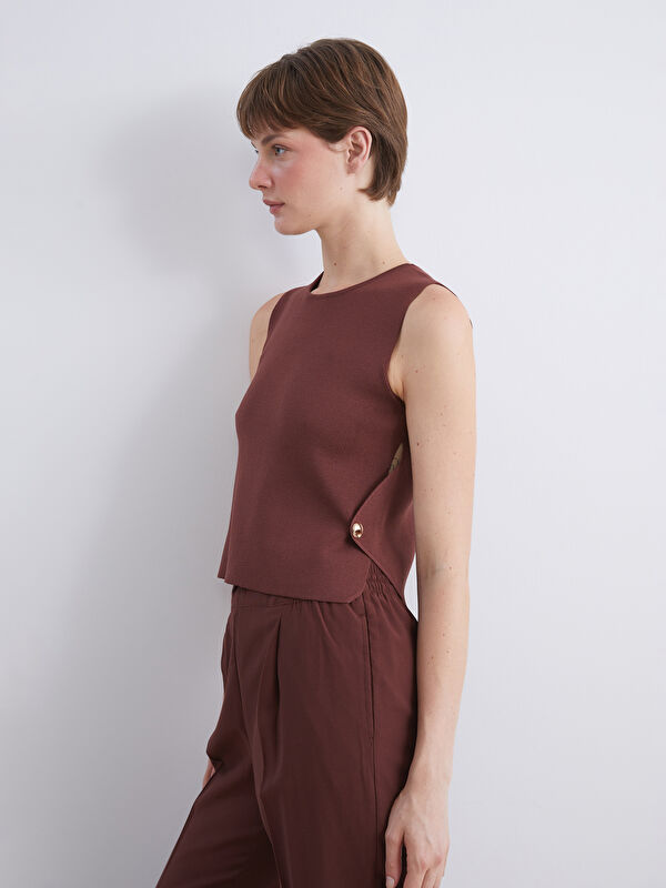 LCW Vision Rundhalsausschnitt Strick Bluse