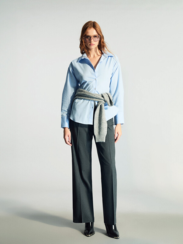 XSIDE Oversize Poplin Kadın Gömlek