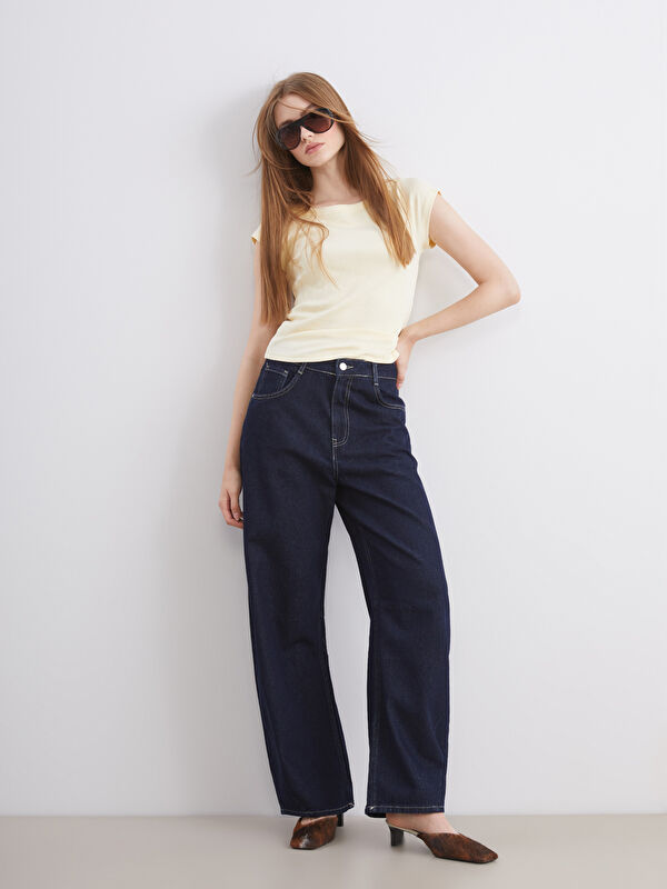 XSIDE Baggy Fit Kadın Jean Pantolon